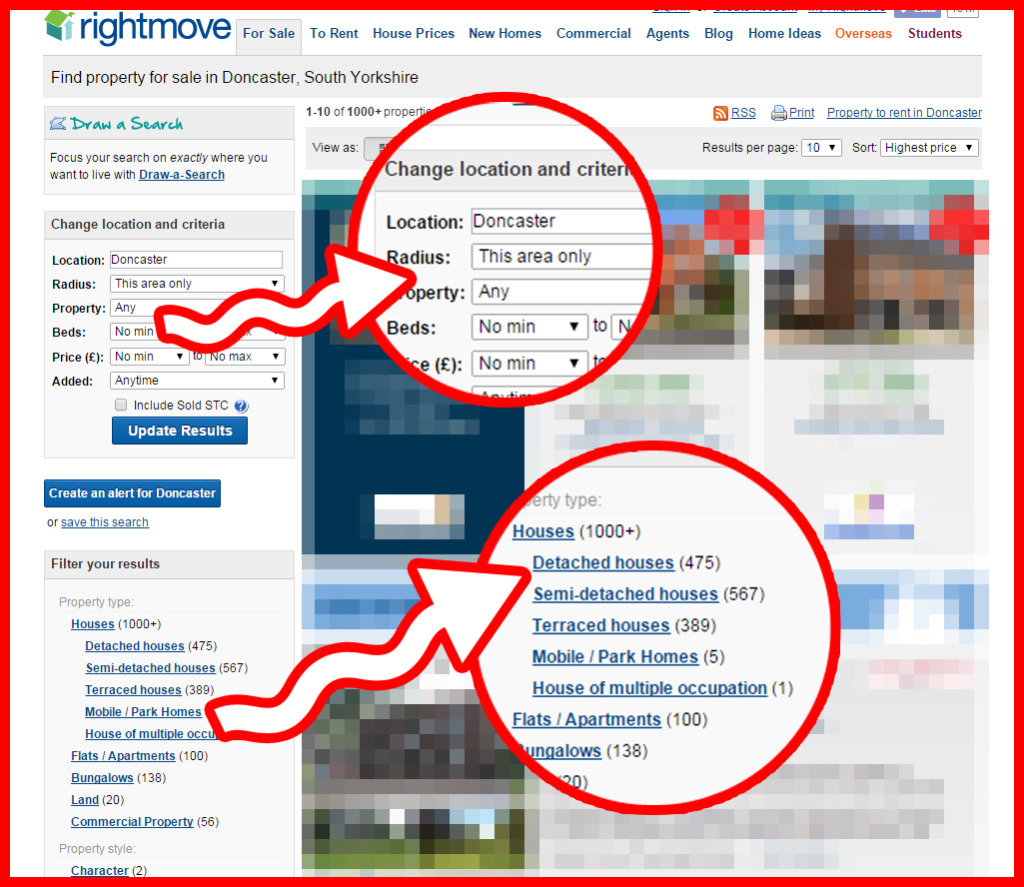 Houses for sale in Doncaster